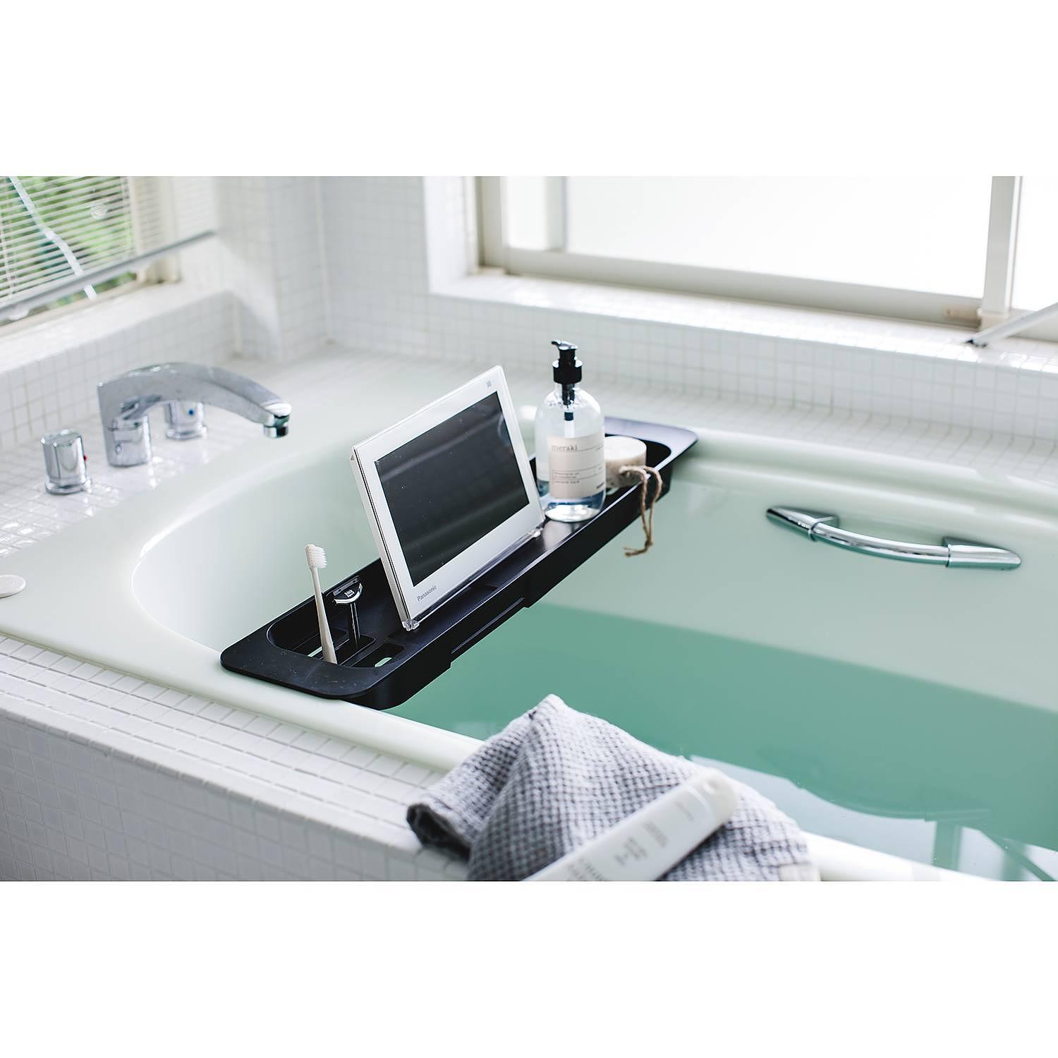 Wannenablage Tower Stahl / ABS Schwarz 3