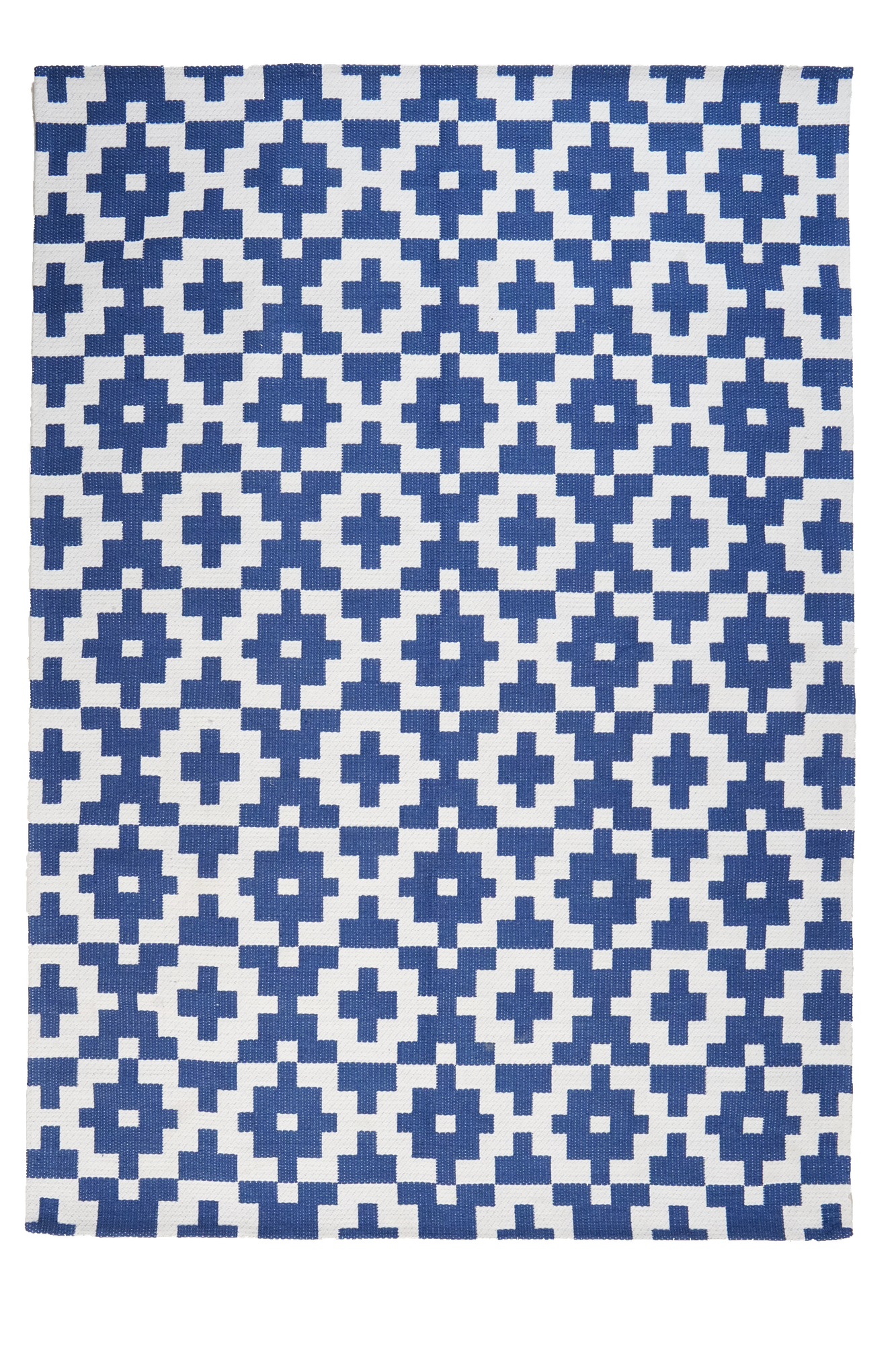Outdoor Teppisch Dhurrie Chloe 120x170 Blau 0