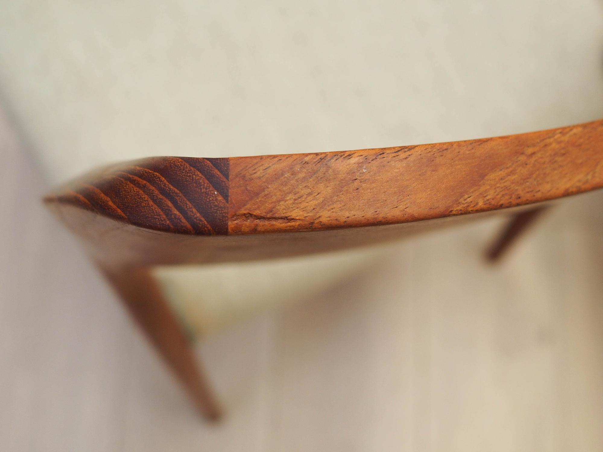 Teak wood chair set 4-piece 1960s, Designer:  14