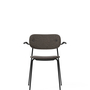 Co Dining Chair Stuhl Holz Metall Grau 1
