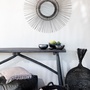 Hocker Leder Schwarz 3
