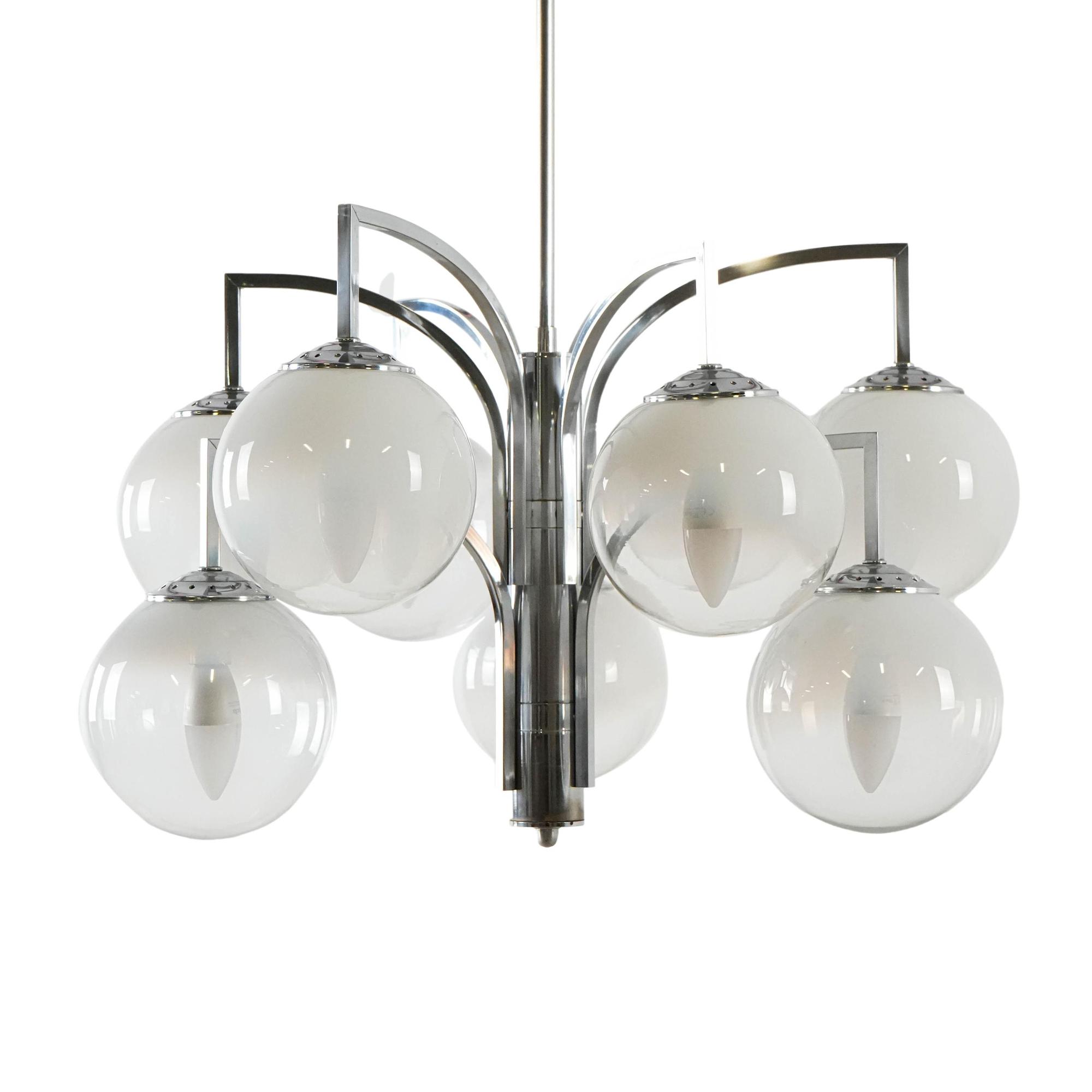 Kronleuchter Muranoglas 1970er Jahre 0