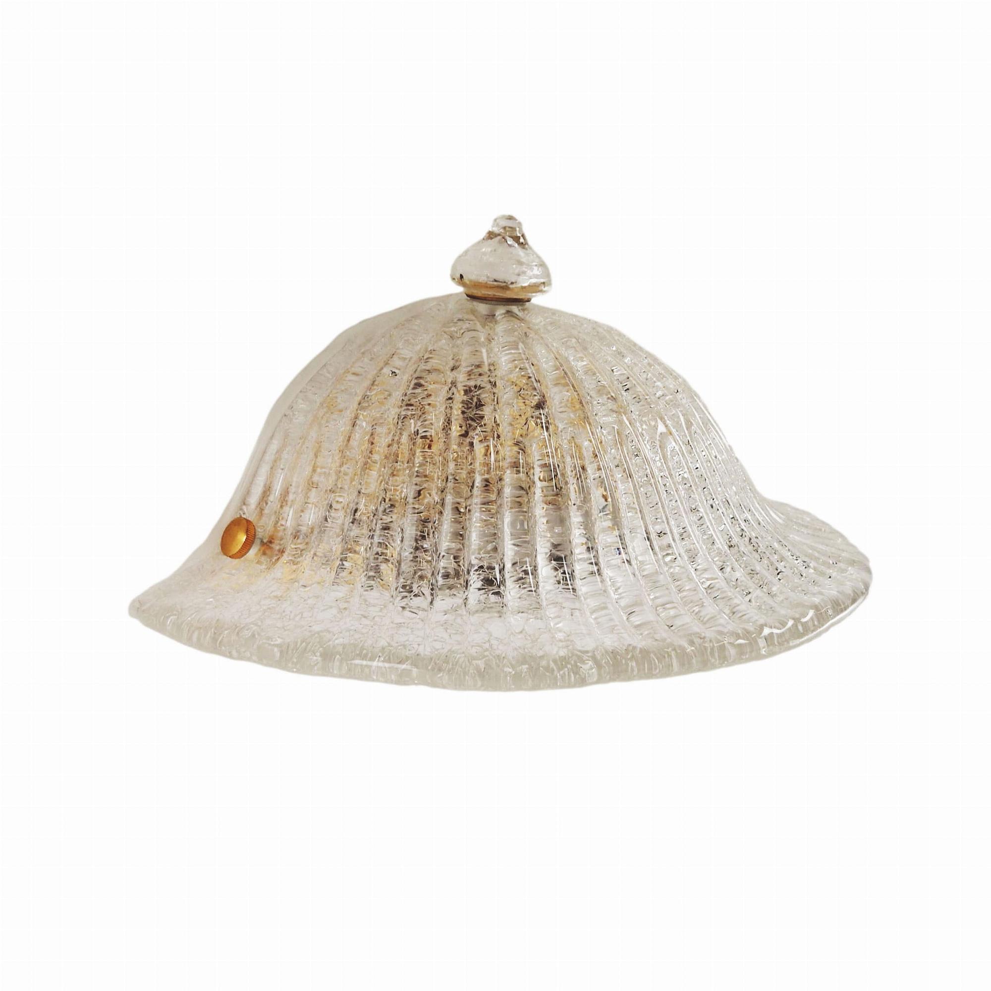 Wandlampe Muranoglas 1970er Jahre 0