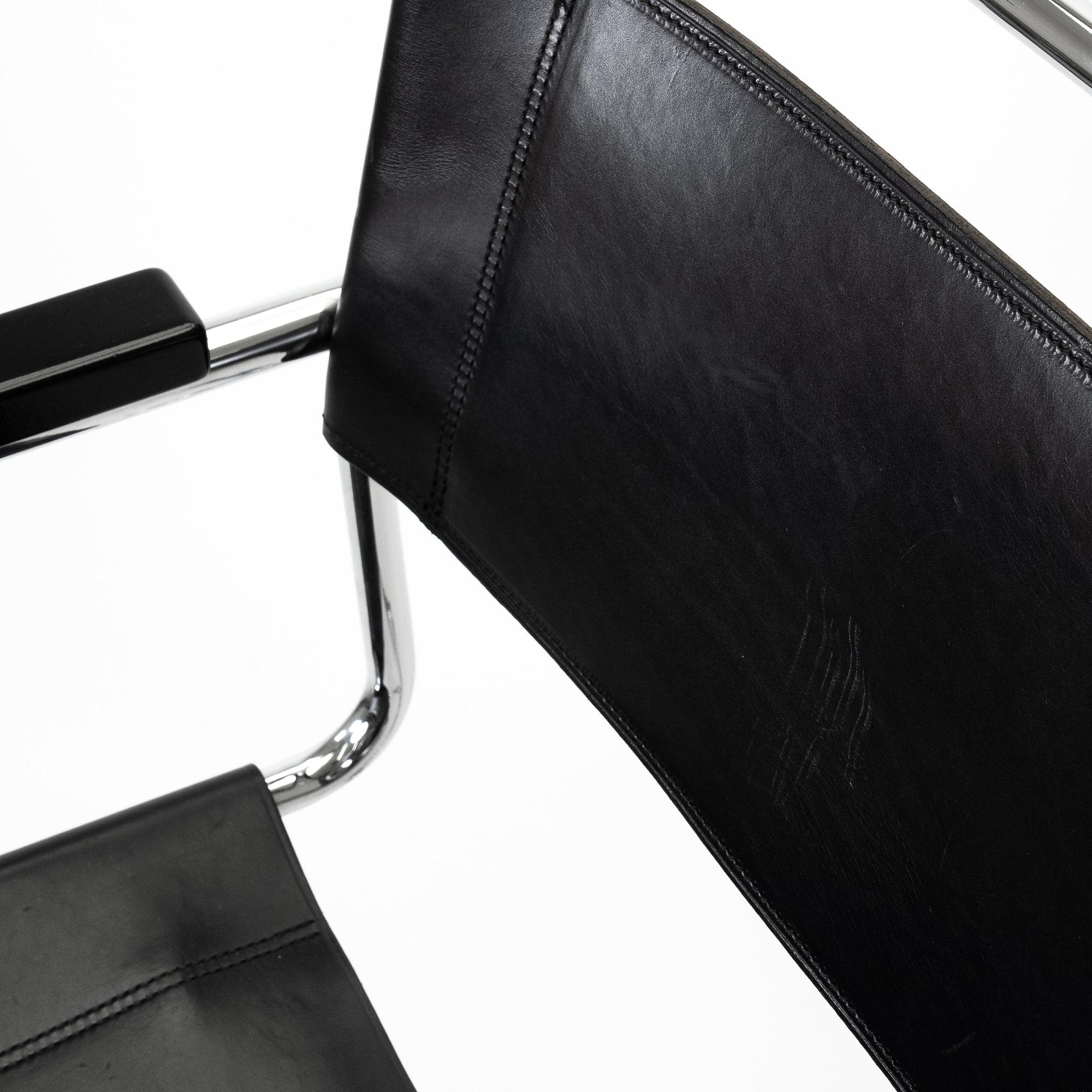 S34 Armchairs Chrome Black 2