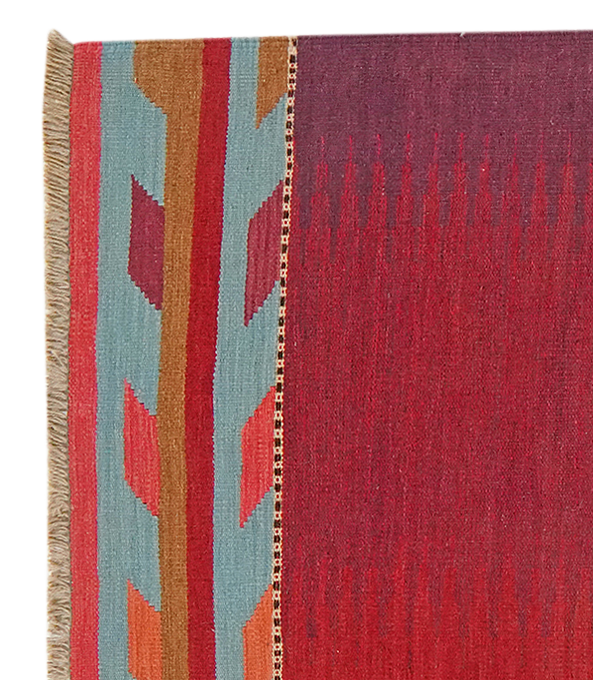 Kilim Gashgai Teppich Mehrfarbig 1