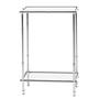 Konsolentisch Newellton Glas Metall Chrom 4
