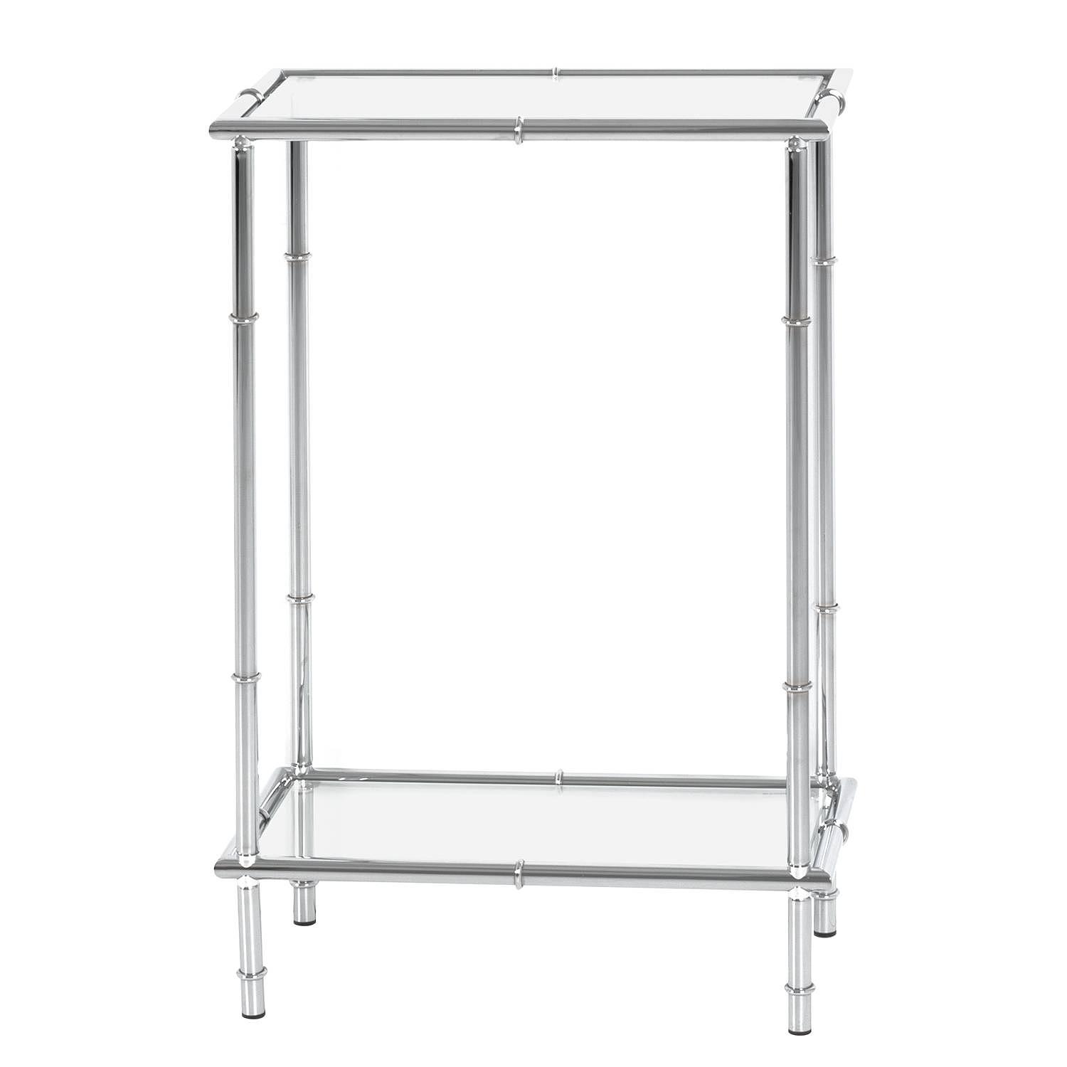Konsolentisch Newellton Glas Metall Chrom 4
