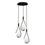 Pendant lamp with 3 elements metal Black 2