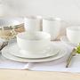 Combination Service Fleur Royal 42-piece Set White Porcelain 4