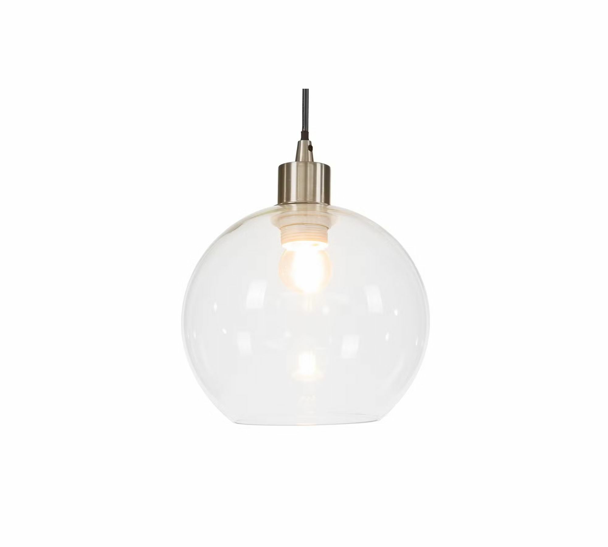 Pendant lamp Elven Glass / Iron 3-bulb 2