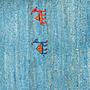 Gabbeh Sonnat Teppich Blau 6