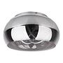 Malou LED-Deckenleuchte Rauchglas Aluminium 3-flammig 3
