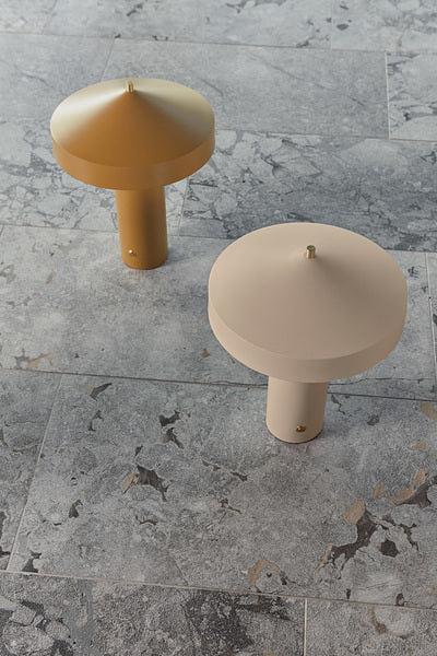 Lampada da tavolo Hatto metallo beige 2
