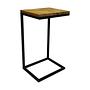 Fishbone Beistelltisch Eiche Metall 1