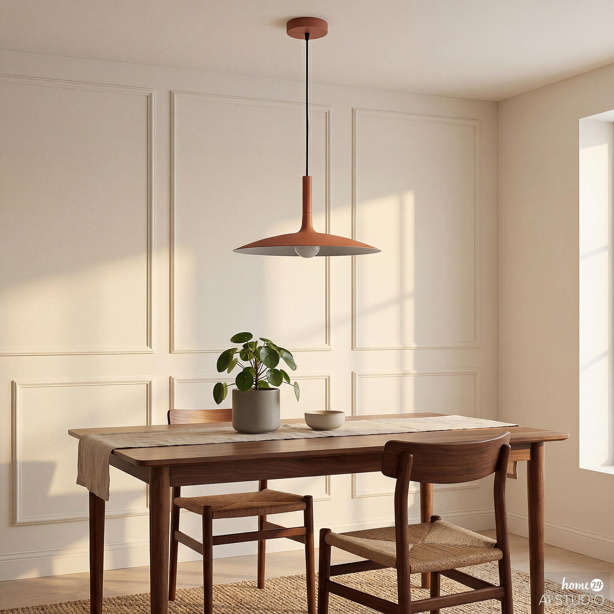 Pendant light Nesto 1-light iron brown 3