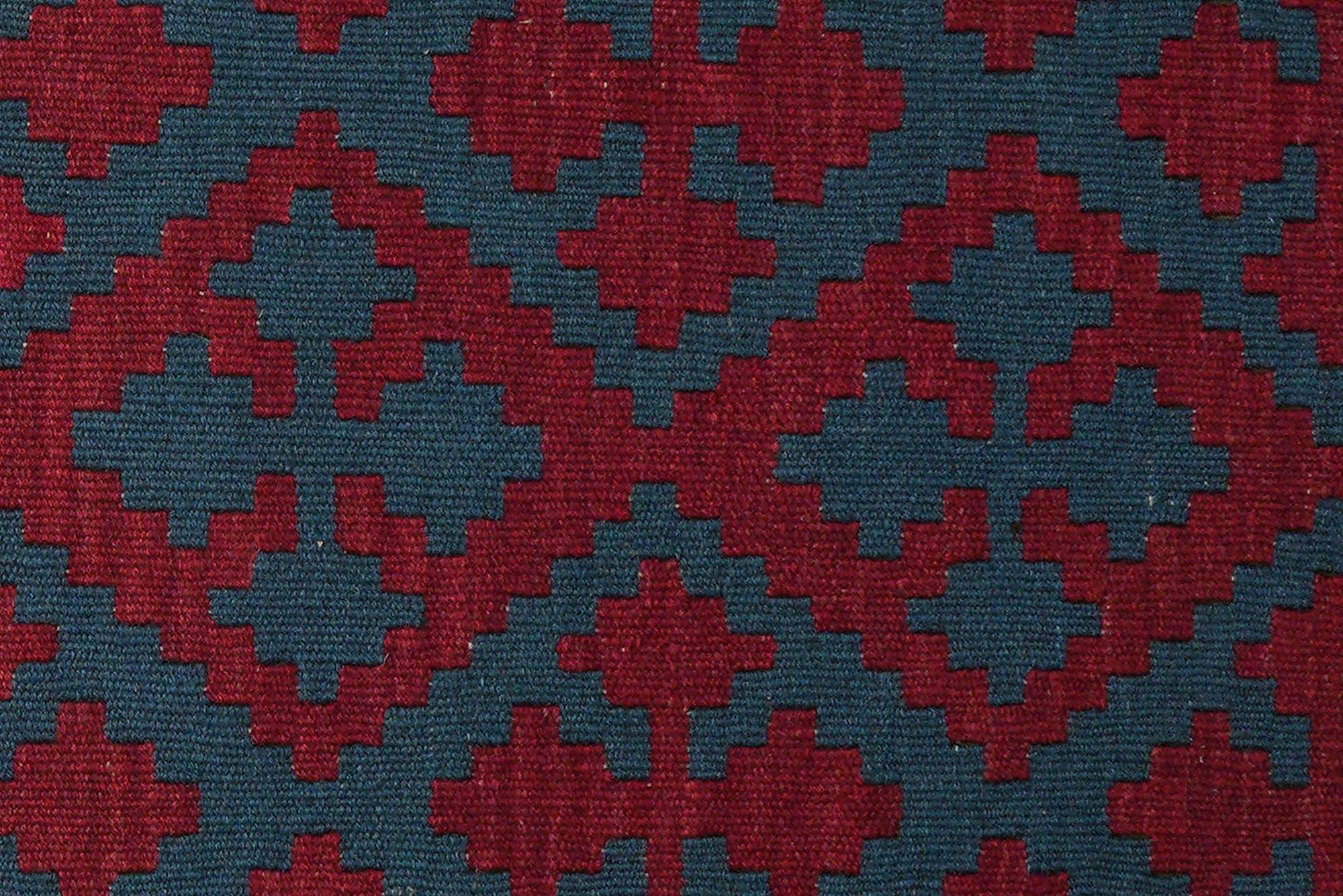 Kilim Gashgai Teppich Rot Blau 3