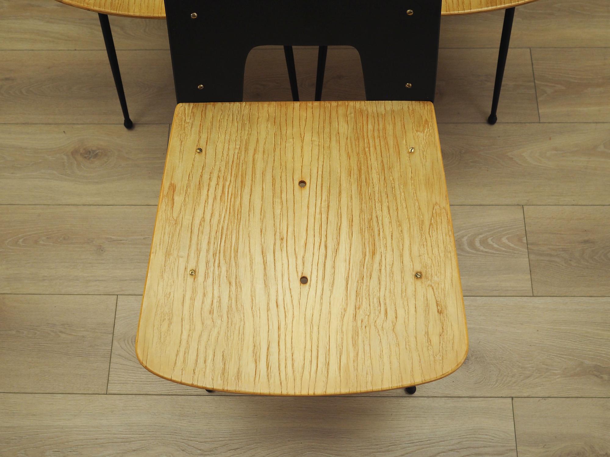 6x Carlo Ratti Dining Chair Green 1950s 6