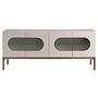 Sideboard Walnut Wood Grey 3241 1