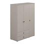 Kleiderschrank Extra Hoch Holz Grau 3