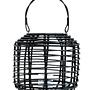 Mataram Rattan Kerzenhalter Schwarz 0