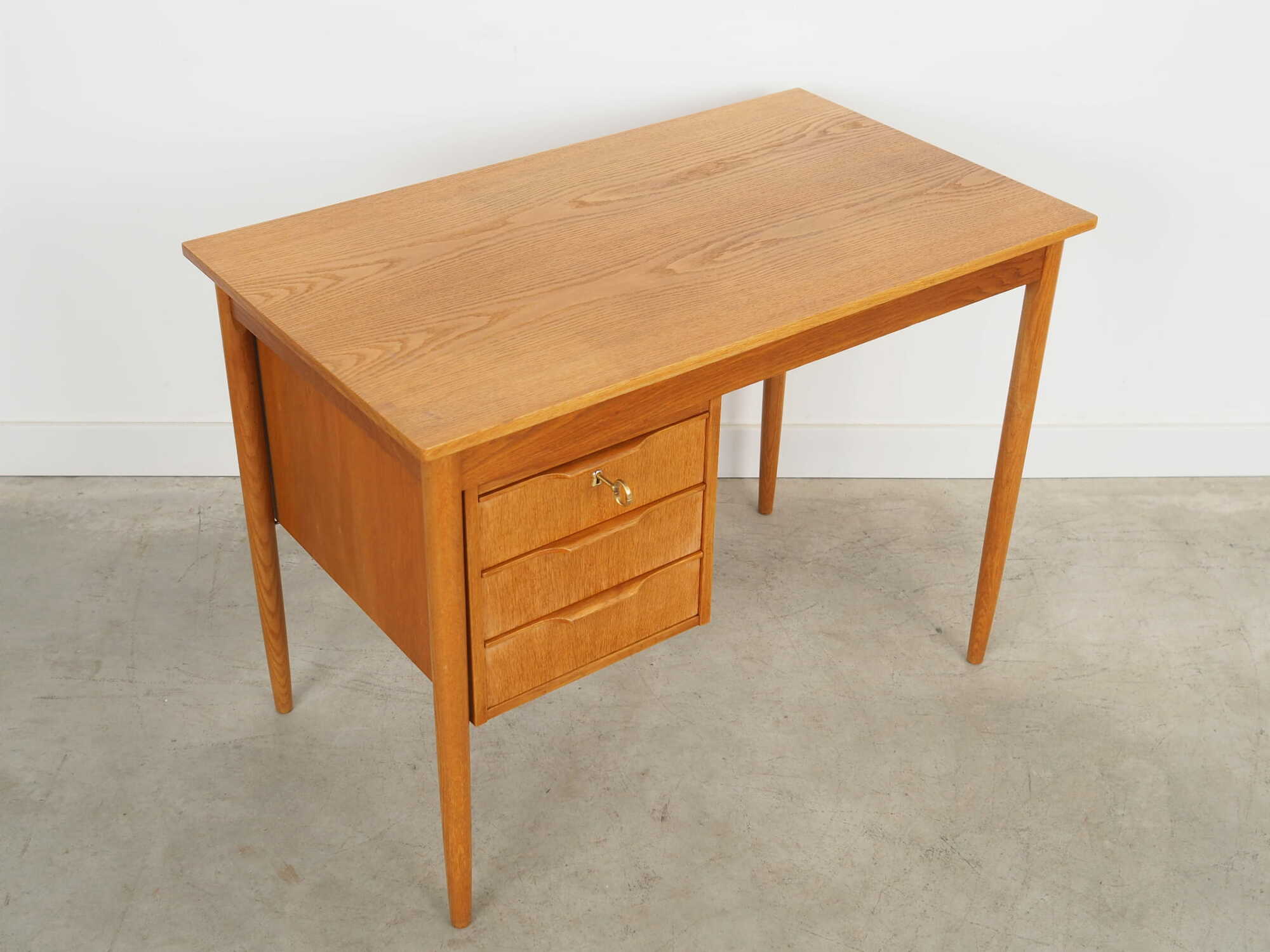 Schreibtisch Holz Braun 1970er Jahre  6
