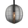 Pendant lamp Amalis II smoke glass iron 0