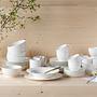 Combination Service Fleur Royal 42-piece Set White Porcelain 2