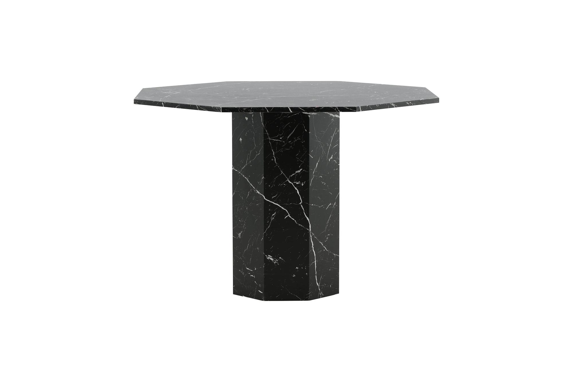 Marbs Dining Table Black Glass Marble 0