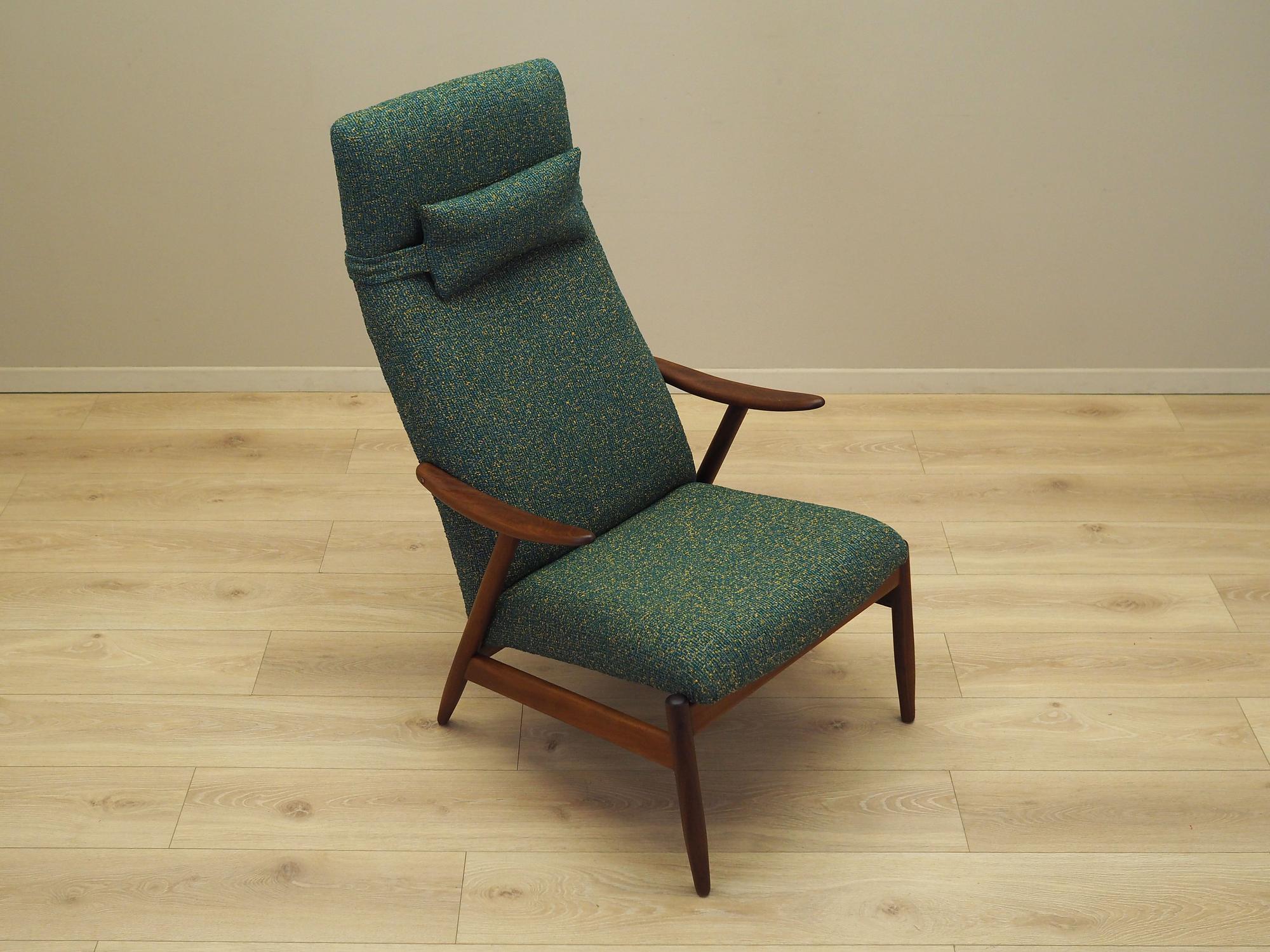 Sessel mit Armlehnen Grün 1970er Jahre 8