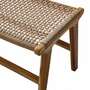 Hocker Teakholz Sisal Natur 4