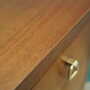Vintage chest of drawers Mahogany Brown 1970s 7