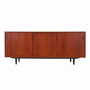 Vintage Sideboard Teakholz Braun 1970er Jahre 0