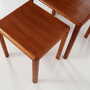 3x Vintage Side Table Teak Brown 1970s 9