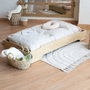 Lume Montessori Bett Holz Olive 0