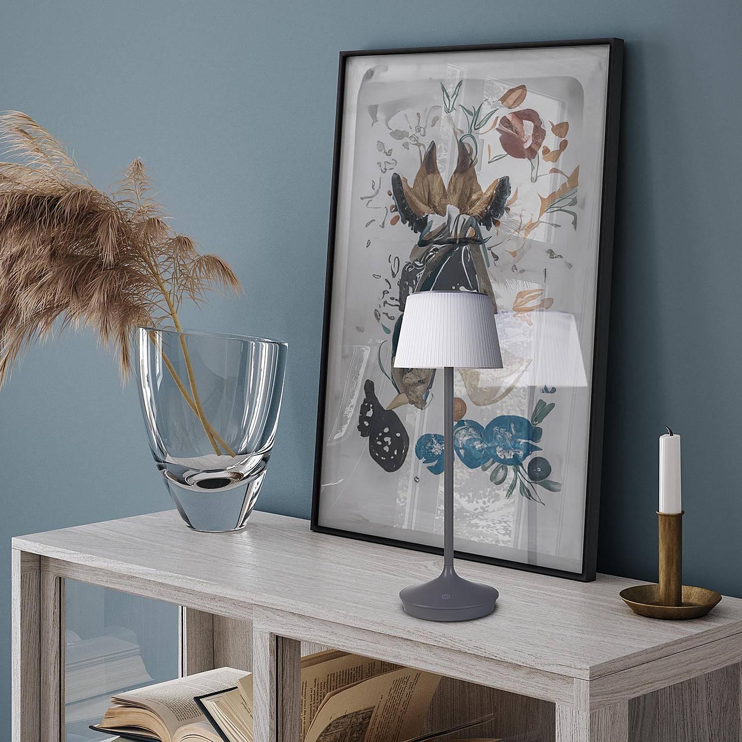 Emmi Solar/Battery table lamp Iron Plastic 1-flame 2