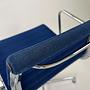 Vitra EA108 Chair Chrom Hopsack Blau 4