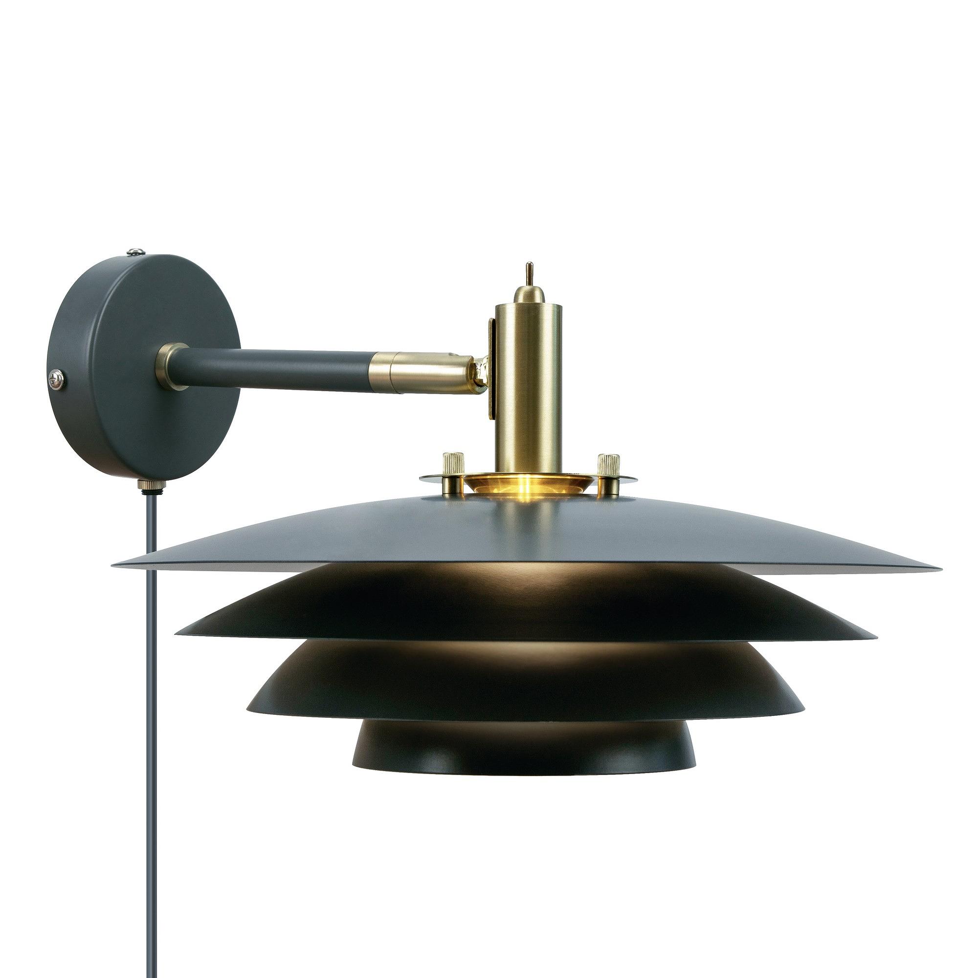 Brittany Wall Lamp Gray 2