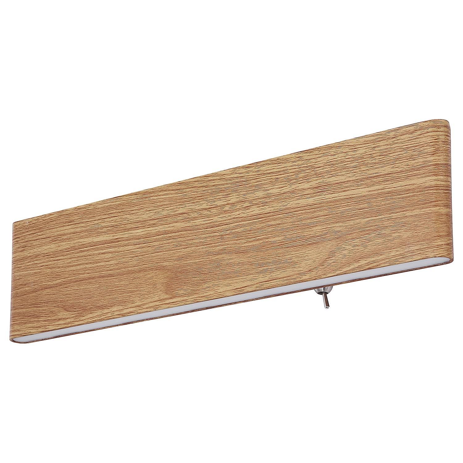 Siegfried LED-Wandleuchte Acrylglas Eisen Braun 3