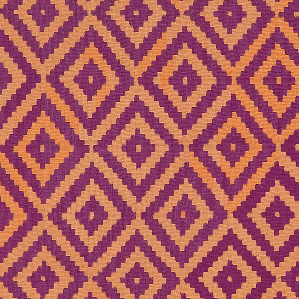 Kelim Gashgai Teppich Wolle Lila 2