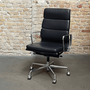 Soft Pad Chair EA219 Bürostuhl Leder Schwarz 1
