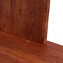 Sofa aus recyceltem Holz mit Ablage Mahagoni 4