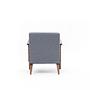 Kemer Sessel Holzfurnier Hellblau 6