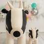 Cow Maxi plush toy Cotton Wood White Spotted 1