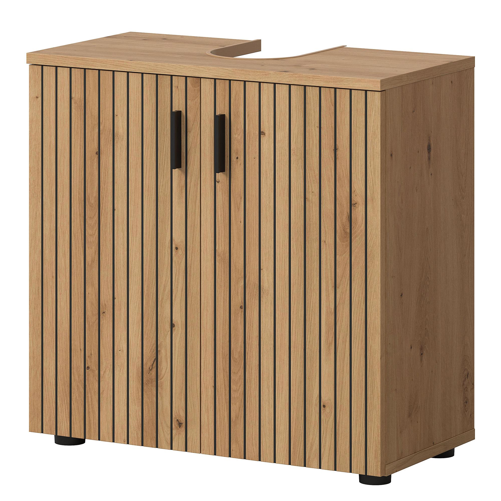 Mone Waschbeckenunterschrank Eiche Artisan Dekor 1