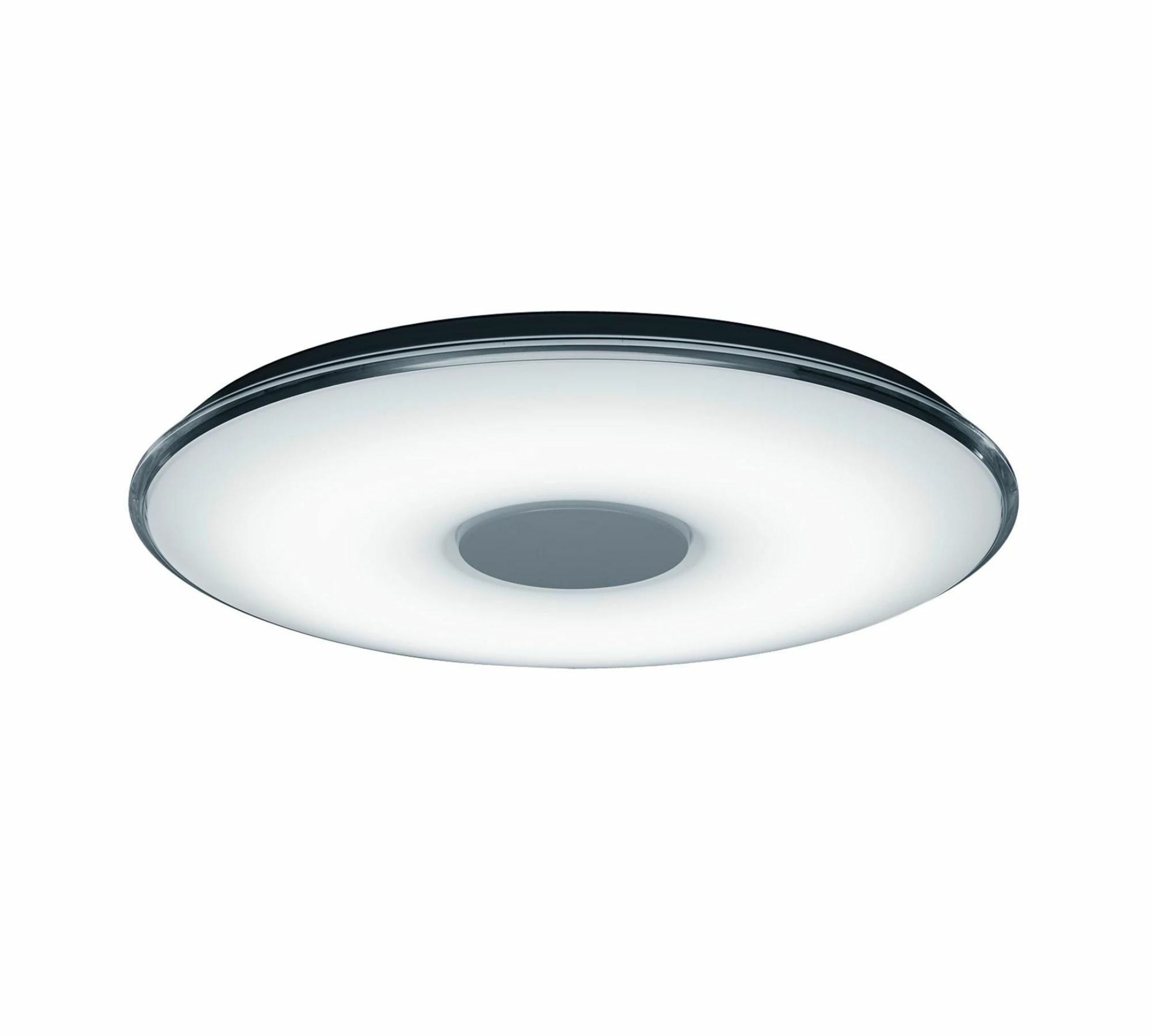 LED-Deckenleuchte 1-flammig Glas Kunststff Schwarz 2