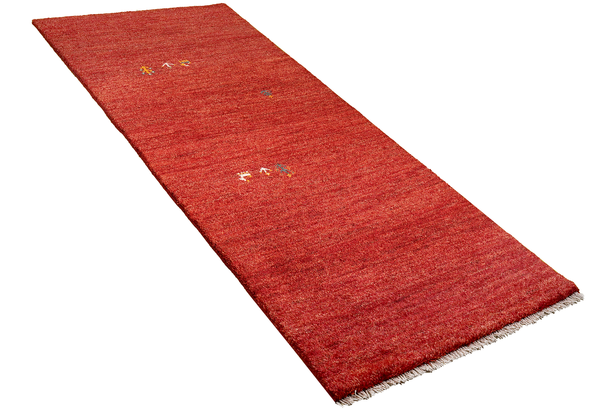 Rizbaf Gabbeh-Teppich Wolle Rot 2