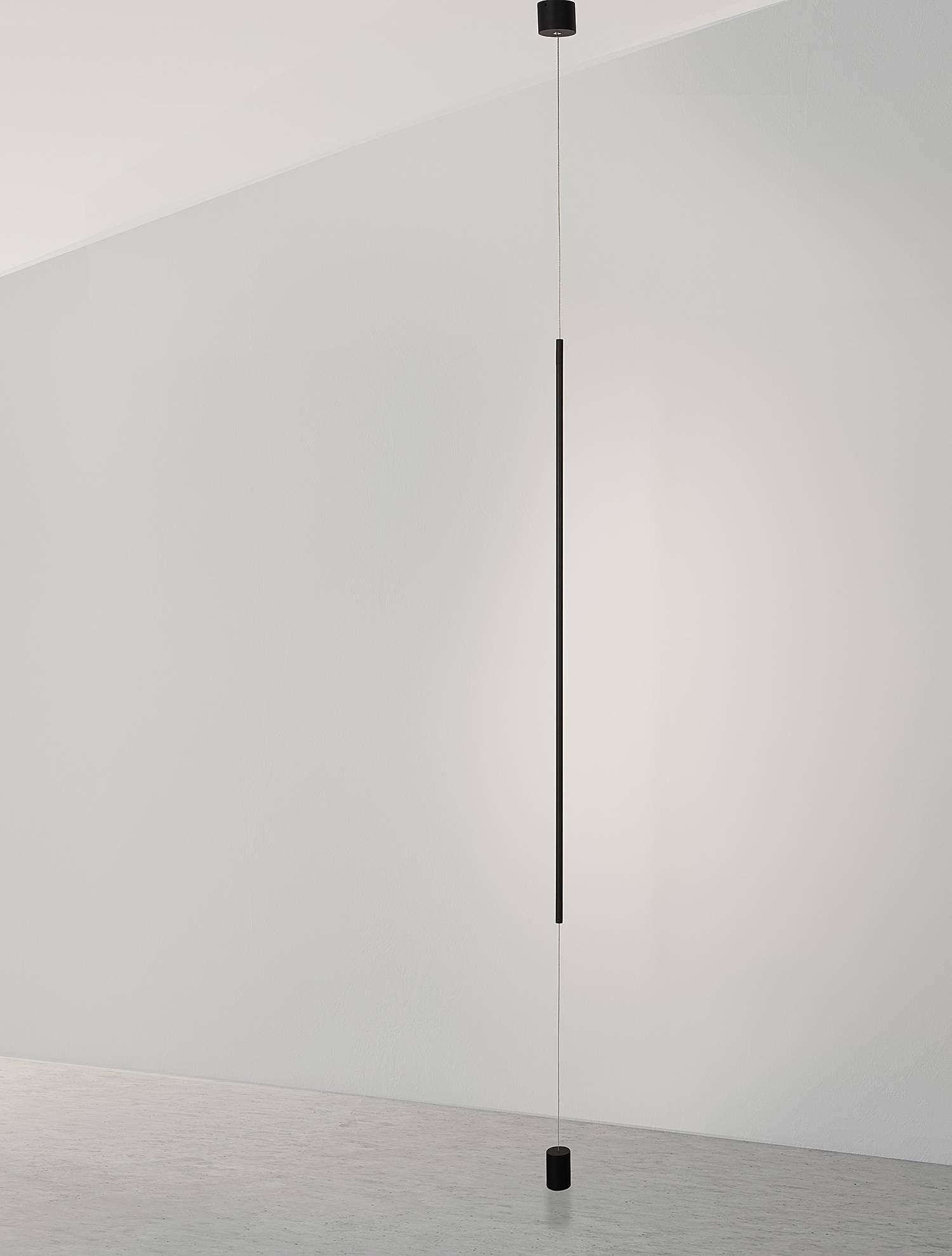 Ceiling Light Elettra 1-Light Aluminum Black 4