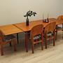 Teak table Brown 1970s 4
