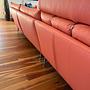 Corallao Ecksofa Leder Orange 4