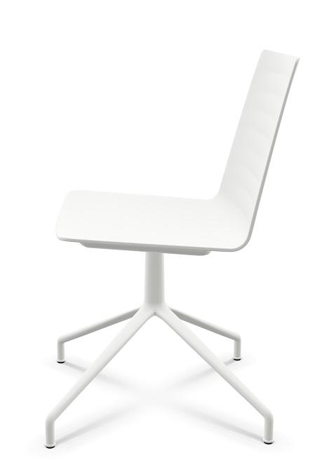 Flex SI1639 Bürostuhl Drehstuhl Aluminium Weiß 3